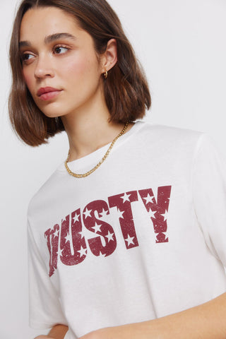 Camiseta Manga Corta con Gráfico Dusty