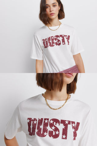 Camiseta Manga Corta con Gráfico Dusty