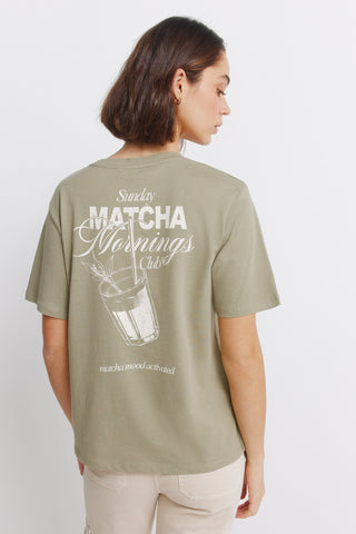 Short Sleeve Matcha Graphic T-Shirt