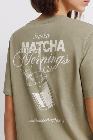 Short Sleeve Matcha Graphic T-Shirt