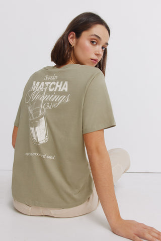 Short Sleeve Matcha Graphic T-Shirt