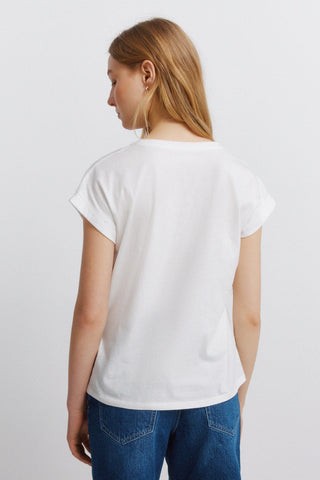Vespa Stamps Print S/S T-Shirt.