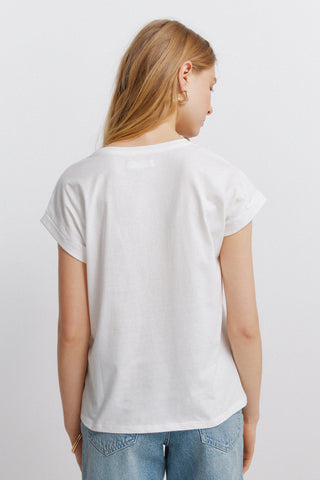 Vespa Stamps Print S/S T-Shirt.