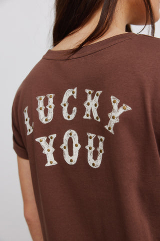 Lucky You Print S/S T-Shirt.