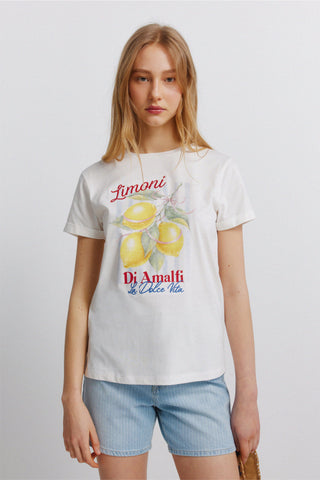 Fruits Print T-Shirt.
