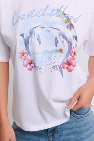 1.Gym.M.Camiseta Delfines Pared.