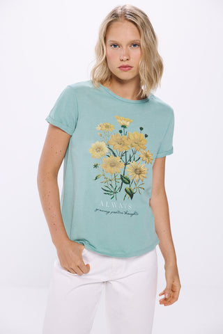 Camiseta Manga Corta con Gráfico