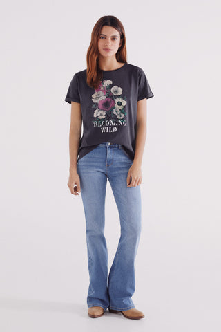 Camiseta Manga Corta con Gráfico