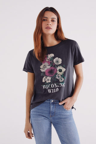 Camiseta Manga Corta con Gráfico