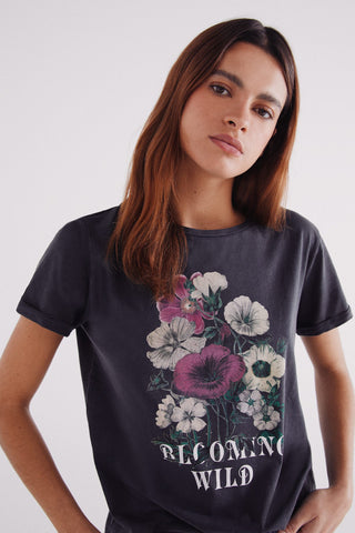 Camiseta Manga Corta con Gráfico