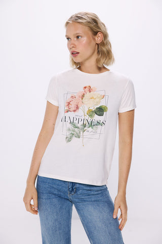 Camiseta Manga Corta con Gráfico