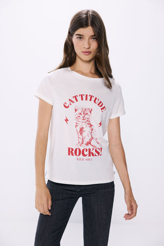 Camiseta Manga Corta con Gráfico