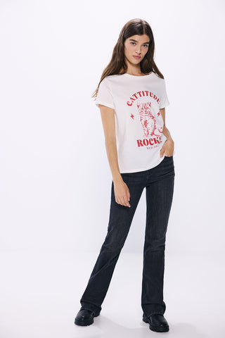 Camiseta Manga Corta con Gráfico