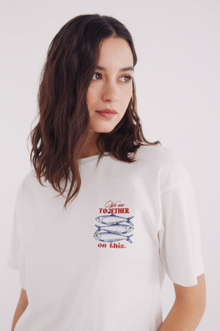 Camiseta Manga Corta con Gráfico