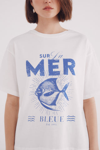 Camiseta Manga Corta con Gráfico