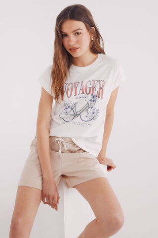 Camiseta Manga Corta con Gráfico