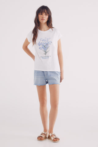 Camiseta Manga Corta con Gráfico