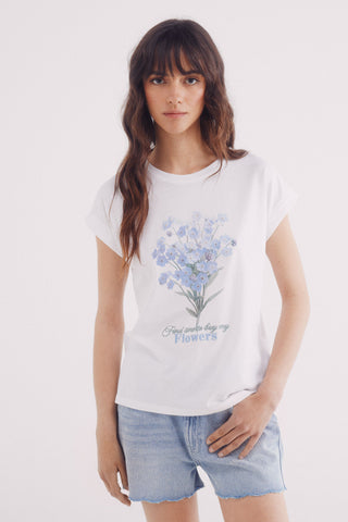 Camiseta Manga Corta con Gráfico