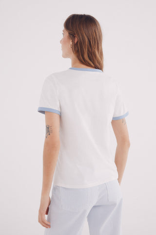 Camiseta Manga Corta con Gráfico "Los Angeles"