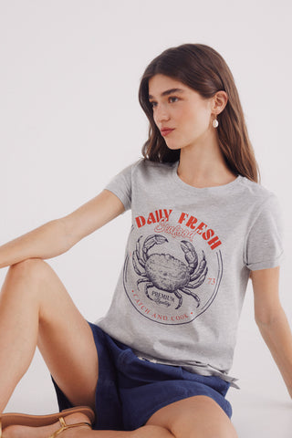 Camiseta Manga Corta con Gráfico