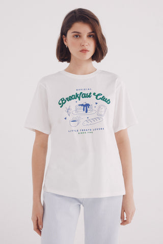 Camiseta Manga Corta con Gráfico