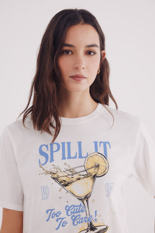 Camiseta Manga Corta con Gráfico