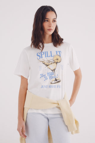 Camiseta Manga Corta con Gráfico