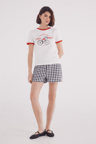 Camiseta Manga Corta con Gráfico