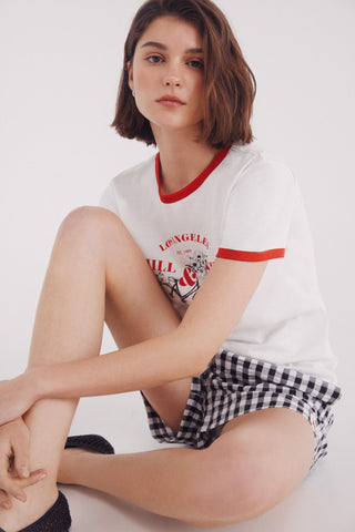 Camiseta Manga Corta con Gráfico