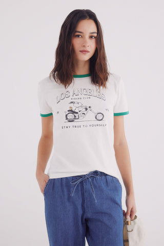 Camiseta Manga Corta con Gráfico