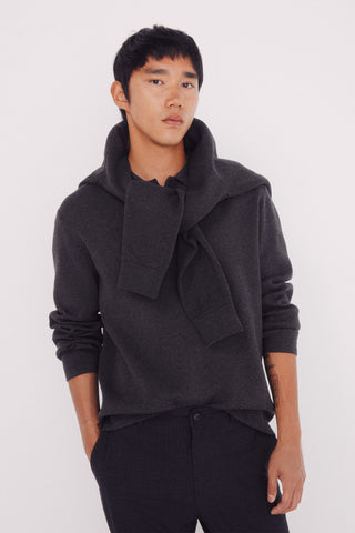 Sudadera Cuello Polo con Botones