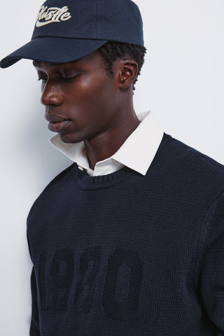 Sudadera Acanalada Cuello Redondo de Algodón