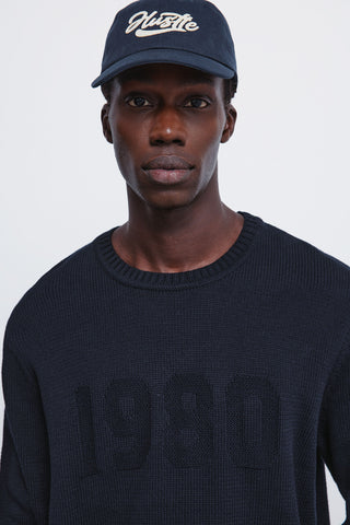 Sudadera Acanalada Cuello Redondo de Algodón