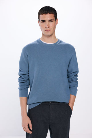 Sudadera Cuello Redondo de Algodón