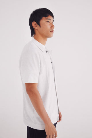 Camisa Manga Corta con Textura