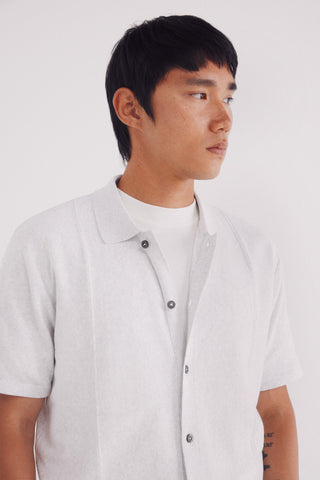 Camisa Manga Corta con Textura