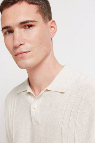 Polo Manga Corta con Textura