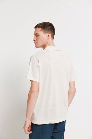 Polo Manga Corta con Textura