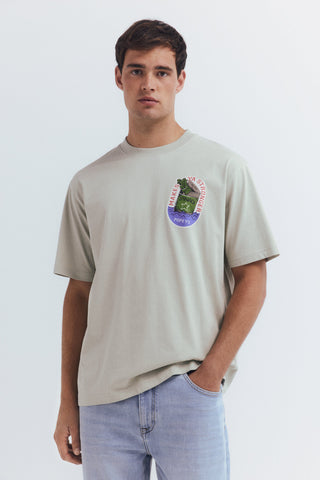 Camiseta Manga Corta con Gráfico