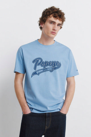 Camiseta Manga Corta con Gráfico Popeye
