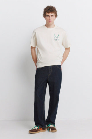 Camiseta Manga Corta con Gráfico Mickey