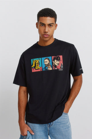 S/S Licensed Tvboy Printed T-Shirt.