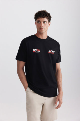 Camiseta Mickey F1 Negra.