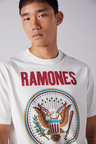 Camiseta Manga Corta Gráfico Ramones