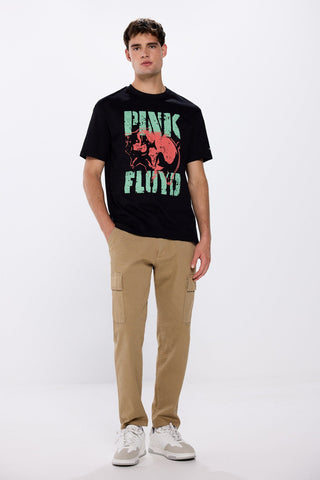 Camiseta Manga Corta con Gráfico Pink Floyd