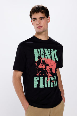 Camiseta Manga Corta con Gráfico Pink Floyd