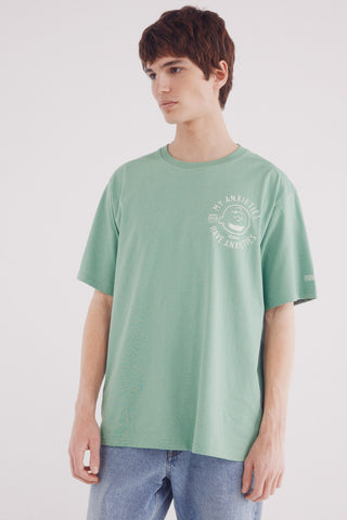 Camiseta Manga Corta con Gráfico