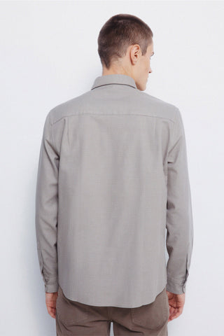 Camisa Manga Larga con Logo Bordado