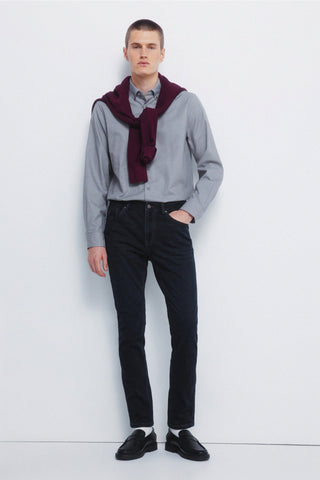 Camisa Manga Larga con Logo Bordado