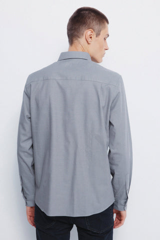 Camisa Manga Larga con Logo Bordado